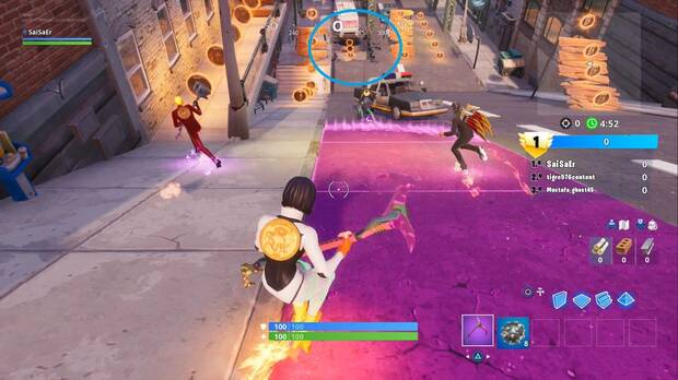 Fortnite - Encuentra 2 atajos escondidos: primer atajo del trazado