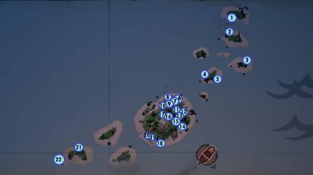 Sea of thieves - Puntos de interés de Sailor's Bounty