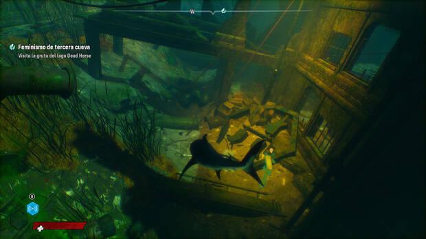 El juego tiene una fuerte cr�tica sobre la destrucci�n del fondo marino.
