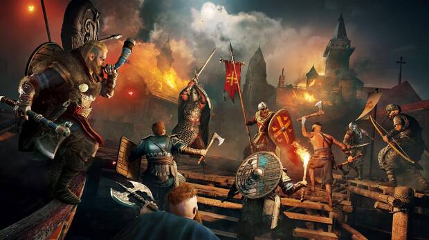 Como no podía ser de otra manera, las batallas multitudinarias entre los vikingos y los británicos tendrán un gran protagonismo en el juego.