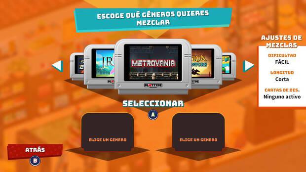 La gran protagonista de esta producción es la consola Playtype Game Machine, la cual es capaz de albergar y combinar dos experiencias de juego a la vez.