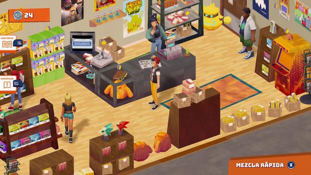 La tienda de videojuegos de los hermanos que protagonizan esta obra cumple las funciones de 'minihub' del juego.