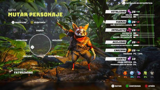 Dependiendo de c�mo repartamos nuestros puntos de atributos en el editor de personajes, tendremos una complexi�n u otra, aunque a la hora de la verdad las opciones de personalizaci�n visual son mucho m�s limitadas de lo que podr�a parecer.