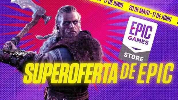 Descuentos y rebajas en juegos de PC en la Superoferta de Epic Games Store.