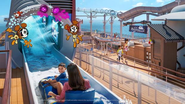Toboganes crucero Disney