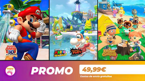 Ofertas en juegos de Nintendo en TTDV: Animal Crossing, Super Mario y ms