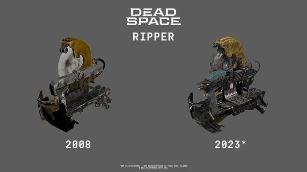 Comparativa de arma del Dead Space original vs Dead Space Remake.