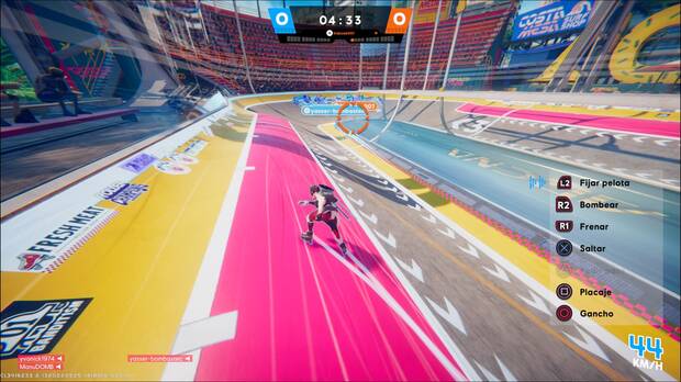 Los tres escenarios que hay actualmente en 'Roller Champions' son exactamente iguales: un velódromo circular con rampas a los lados que podemos aprovechar para ganar velocidad.