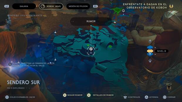 Star Wars Jedi: Survivor - Localización de la cámara de la fortaleza