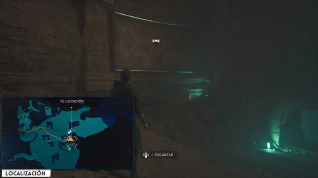 Star Wars Jedi: Survivor - Localización del banco de datos 27 en Panteón del sendero de Jedha