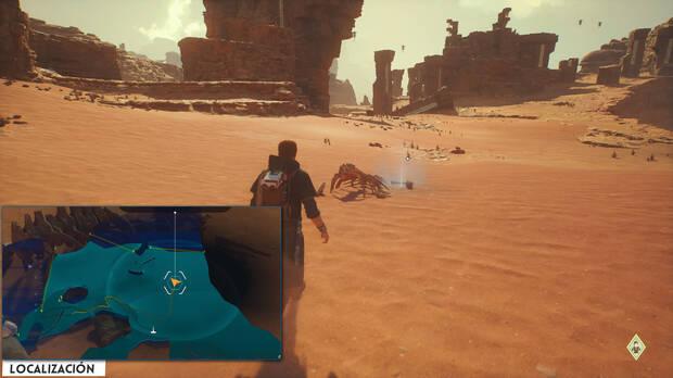 Star Wars Jedi: Survivor - Localización del banco de datos 14 en Llanuras áridas de Jedha