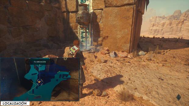 Star Wars Jedi: Survivor - Localización del banco de datos 18 en Llanuras áridas de Jedha