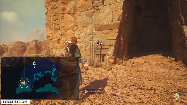 Star Wars Jedi: Survivor - Localización del banco de datos 21 en Camino de la perseverancia de Jedha