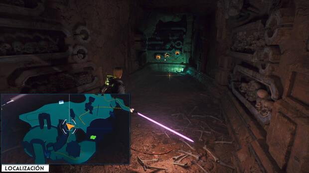 Star Wars Jedi: Survivor - Localización del tesoro 32 en Panteón del sendero de Jedha