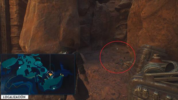 Star Wars Jedi: Survivor - Localización del tesoro 34 en Panteón del sendero de Jedha