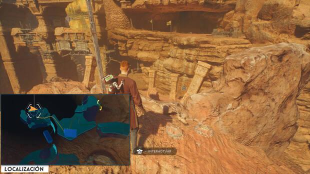 Star Wars Jedi: Survivor - Localización del tesoro 36 en Meseta tempestuosa de Jedha
