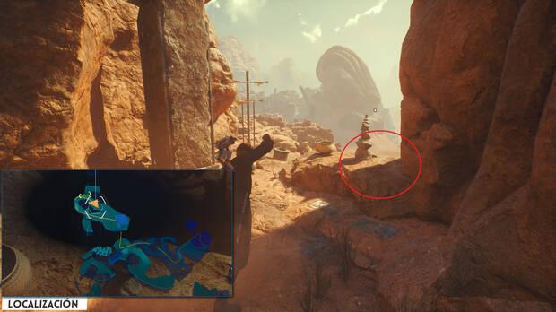 Star Wars Jedi: Survivor - Localización del tesoro 37 en Meseta tempestuosa de Jedha