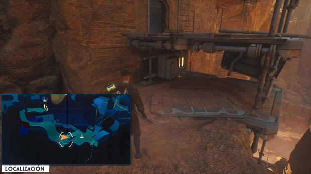 Star Wars Jedi: Survivor - Localización del tesoro 40 en Puente desgastado de Jedha