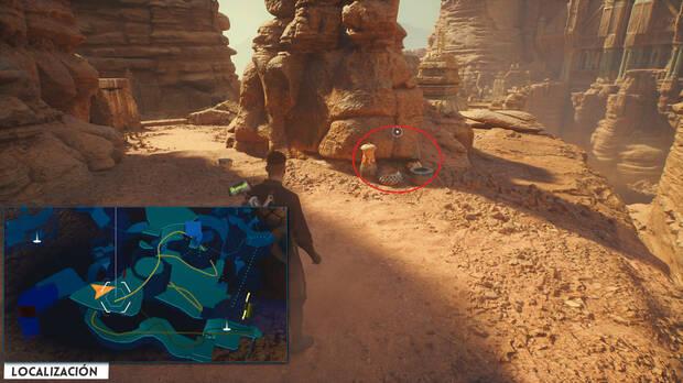 Star Wars Jedi: Survivor - Localización del tesoro 41 en Puente desgastado de Jedha