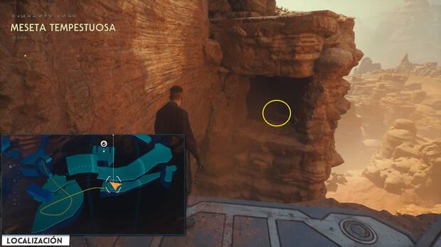 Star Wars Jedi: Survivor - Localización del tesoro 38 en Meseta tempestuosa de Jedha