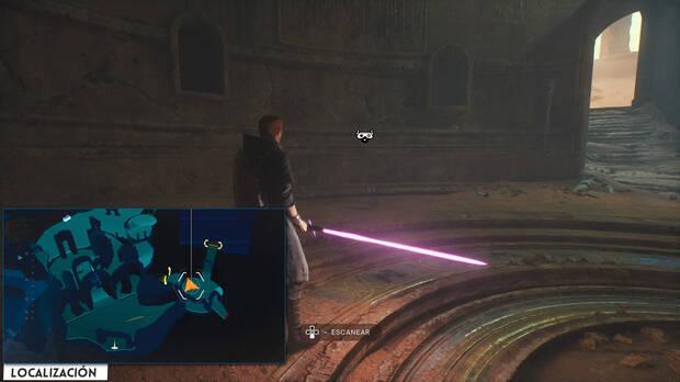 Star Wars Jedi: Survivor - Localización del banco de datos 28 en Panteón del sendero de Jedha