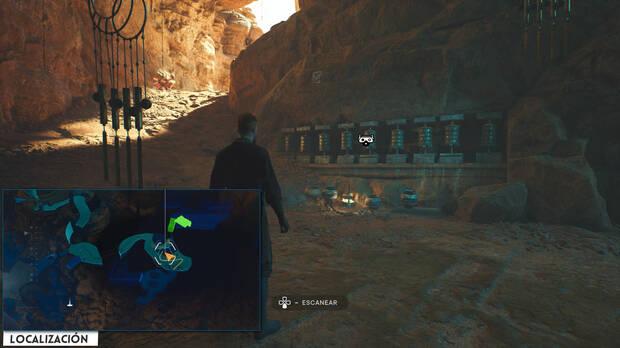 Star Wars Jedi: Survivor - Localización del banco de datos 32 en Meseta tempestuosa de Jedha