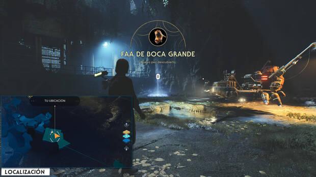 Star Wars Jedi: Survivor - Localización del pez Faa de boca grande