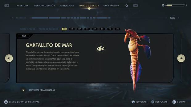Star Wars Jedi: Survivor - Ficha de datos del Garfallito de mar