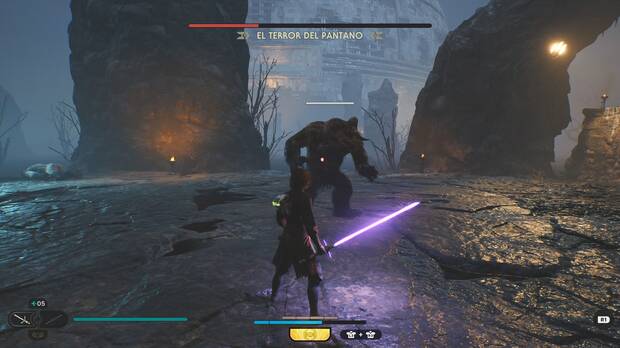 Star Wars Jedi: Survivor - Combate contra el enemigo legendario El terror del pantano