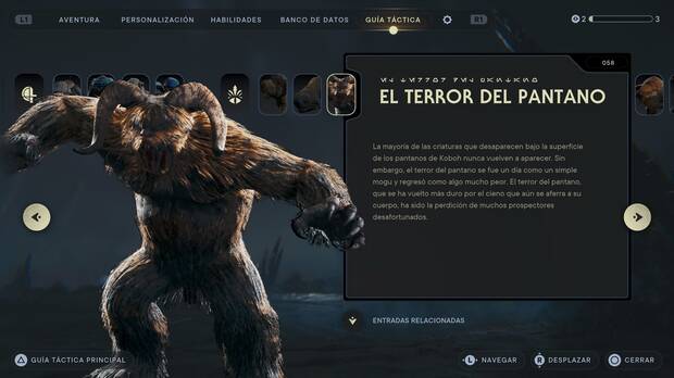Star Wars Jedi: Survivor - Escáner del enemigo El terror del pantano