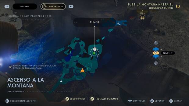 Star Wars Jedi: Survivor - Localización de la cámara del desapego