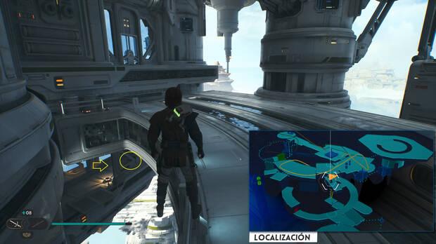 Star Wars Jedi: Survivor - Localización del cofre 108 en Subestructura del observatorio de Koboh