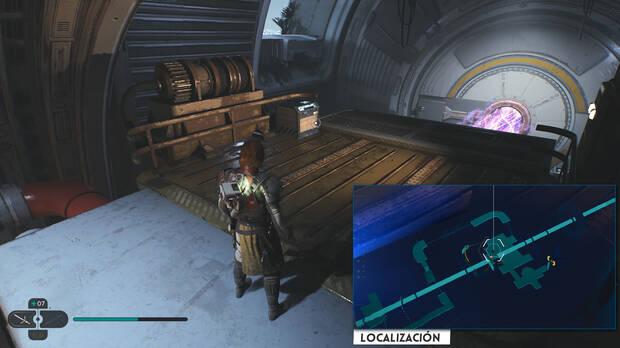 Star Wars Jedi: Survivor - Localización del cofre 06 en Canal de antena de Luna Destrozada