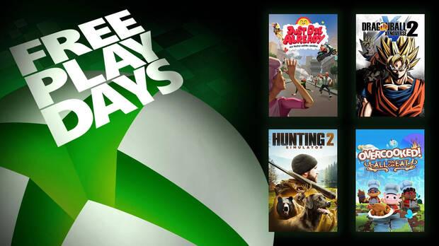 Nuevos juegos gratis de fin de semana en los Free Play Days de Xbox Live Gold.