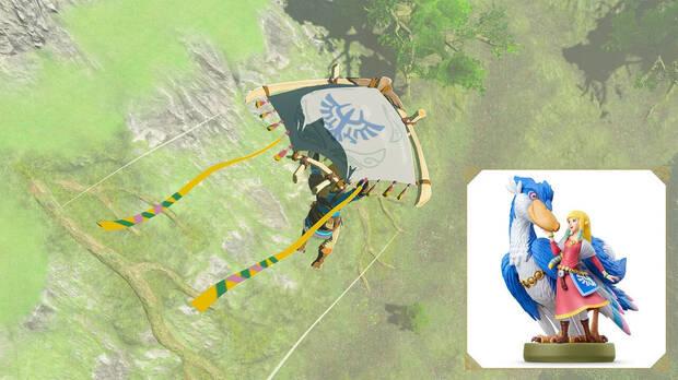 Zelda: Tears of the Kingdom - Recompensa por escanear Amiibo Zelda y Pelícaro (Skyward Sword HD)