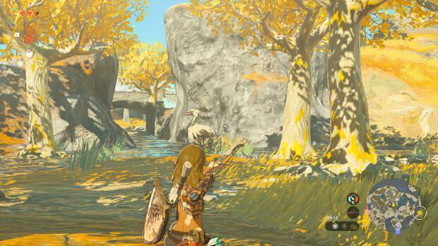 Zelda: Tears of the Kingdom - Apuntar a partes débiles para cazar animales