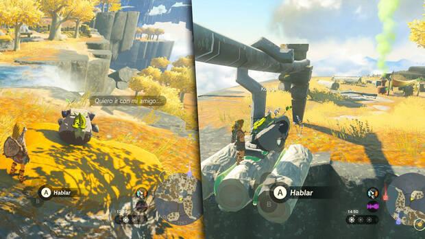 Zelda: Tears of the Kingdom - Solución puzle Kolog: Reunirse con un amigo