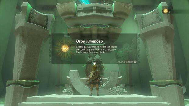 Zelda: Tears of the Kingdom - Conseguir orbes luminosos