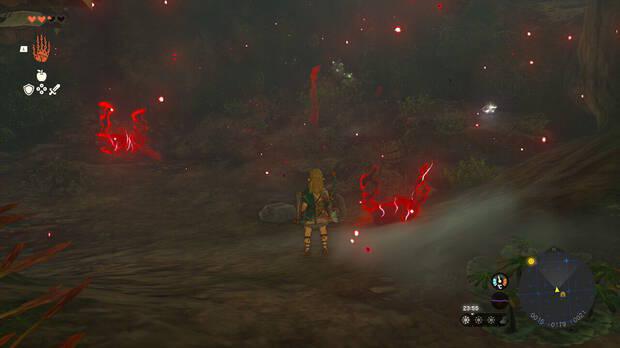 Zelda: Tears of the Kingdom - Cuáles son los efectos de la Luna Carmesí
