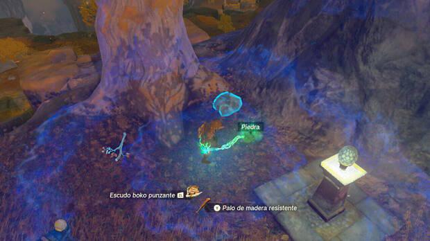 Zelda: Tears of the Kingdom - Crear un hacha con la habilidad Combinación