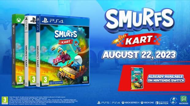 Smurfs Kart ediciones fsicas en Espaa para consolas