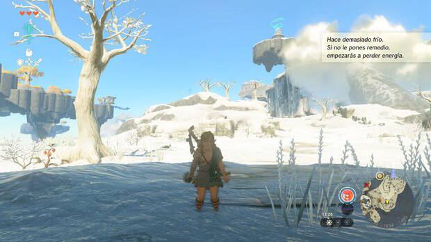 Zelda: Tears of the Kingdom - Cómo resistir el frío