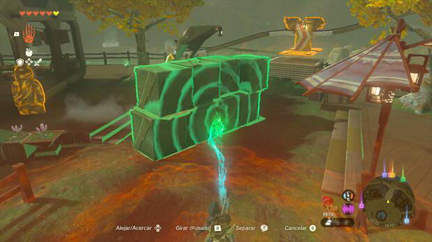 Zelda: Tears of the Kingdom - Tapar la vista de Hagg en Arkadia