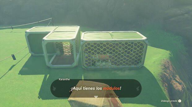 Zelda: Tears of the Kingdom - Personalizar tu casa con módulos