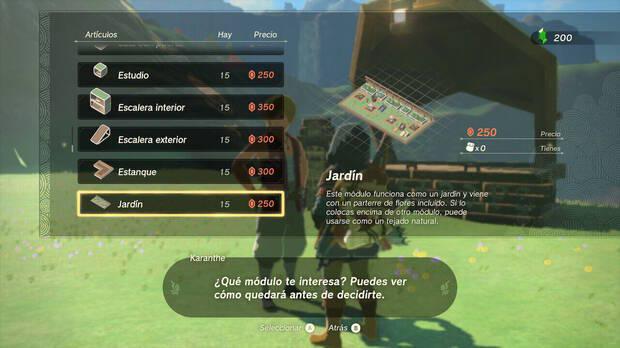 Zelda: Tears of the Kingdom - Todos los módulos que puedes comprar para tu casa