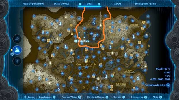 The Legend of Zelda: Tears of the Kingdom - Santuarios del Gran bosque de Hyrule