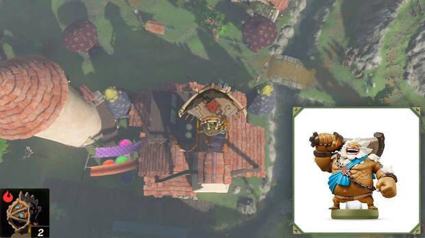 Zelda: Tears of the Kingdom - Recompensa por escanear Amiibo Daruk (Breath of the Wild)