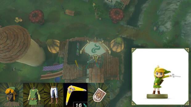 Zelda: Tears of the Kingdom - Recompensa por escanear Amiibo Toon Link de The Wind Waker