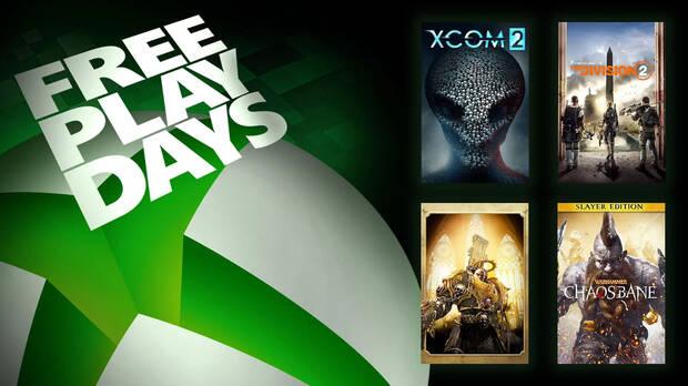 Nuevos juegos gratis de fin de semana en los Free Play Days de Xbox Live Gold.