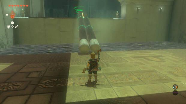 The Legend of Zelda Tears of the Kingdom - Santuarios Llanura de Hyrule: Santuario de Taiqa'su, puente largo de troncos